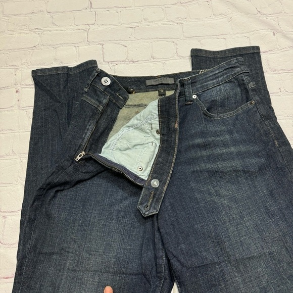 NINE WEST high waisted side zipped women’s skinny jeans denim pants size 12 EUC - Picture 6 of 12